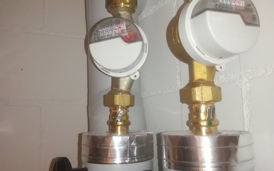 Warmwasserzähler
